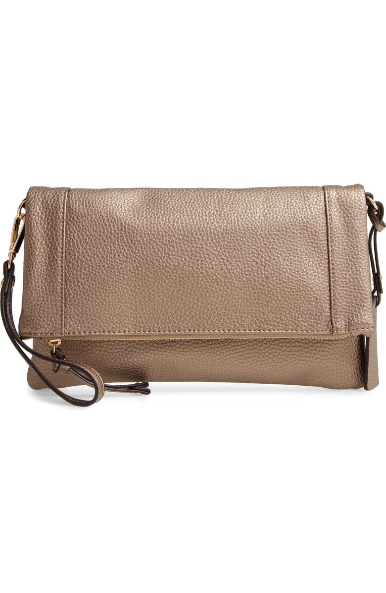 Sole Society Marlena Faux Leather Clutch, Main, color,