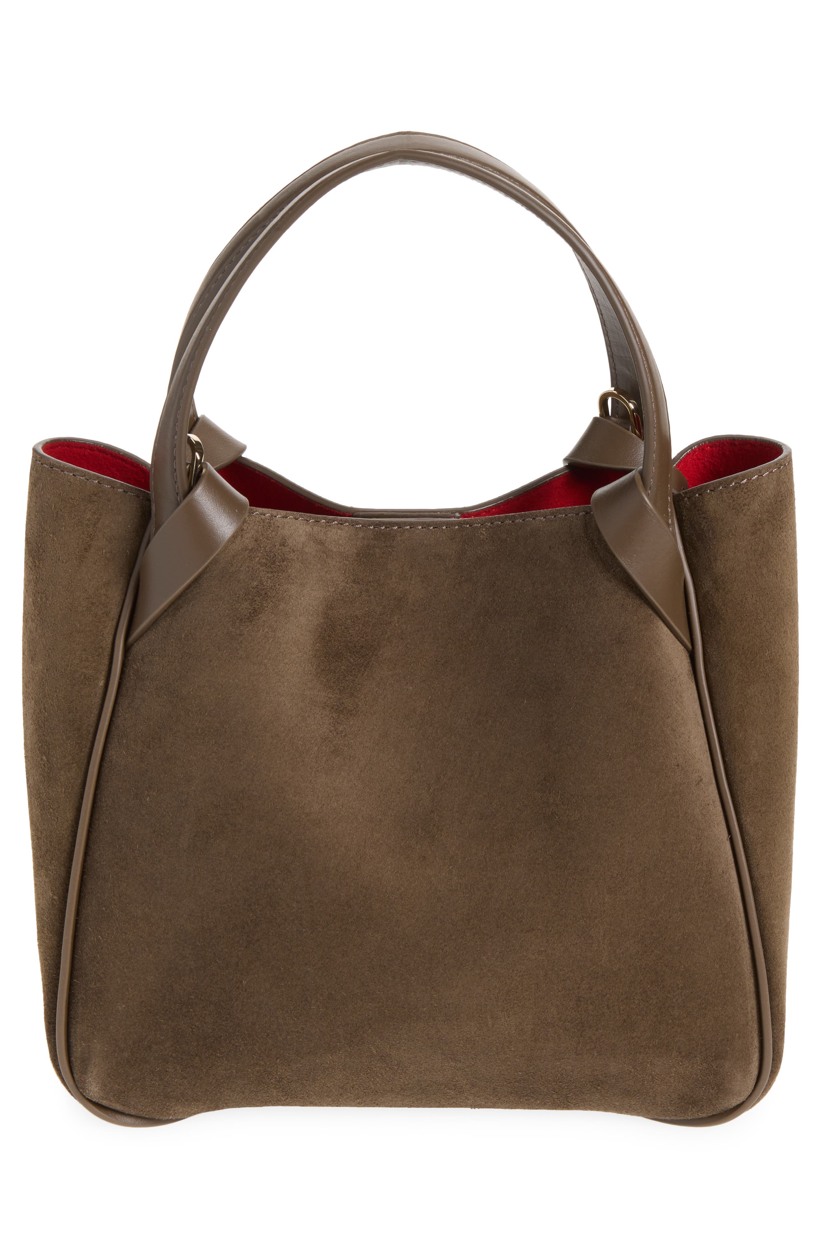 Mini Bettina Crosta Suede Tote, Alternate, color, E448 SILEX
