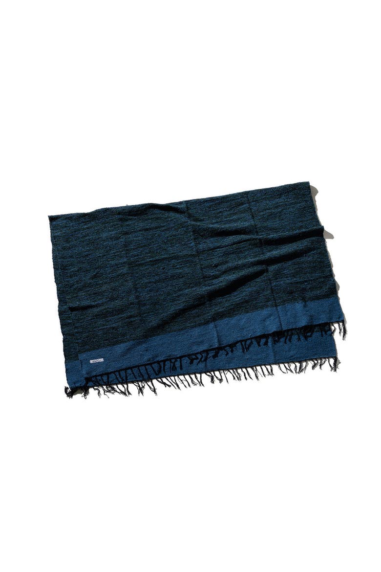 Handloomed Recycled Yarn Large Rug, Main, color, Blue