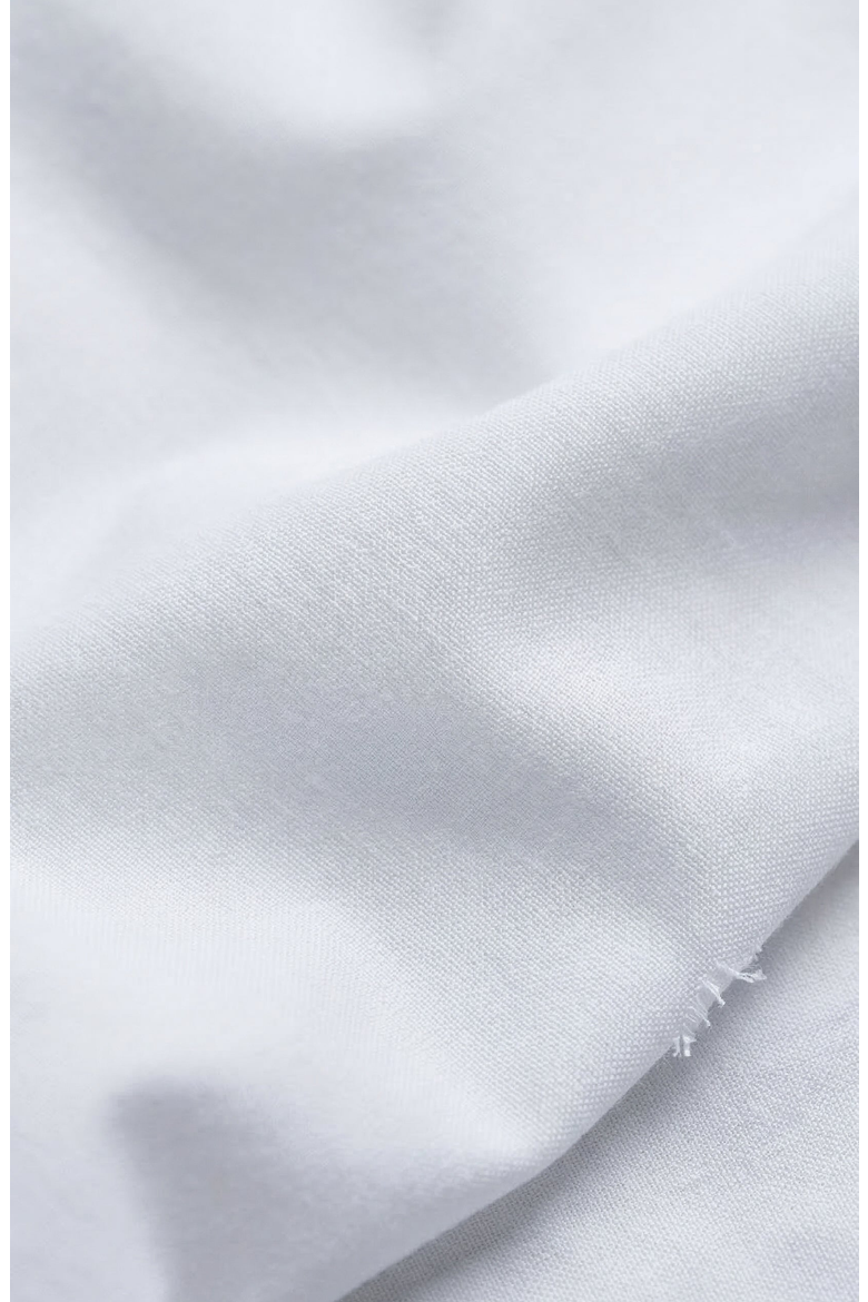 Sleeveless Blouse with Pleated Neckline and Soft Drape, Alternate, color, White