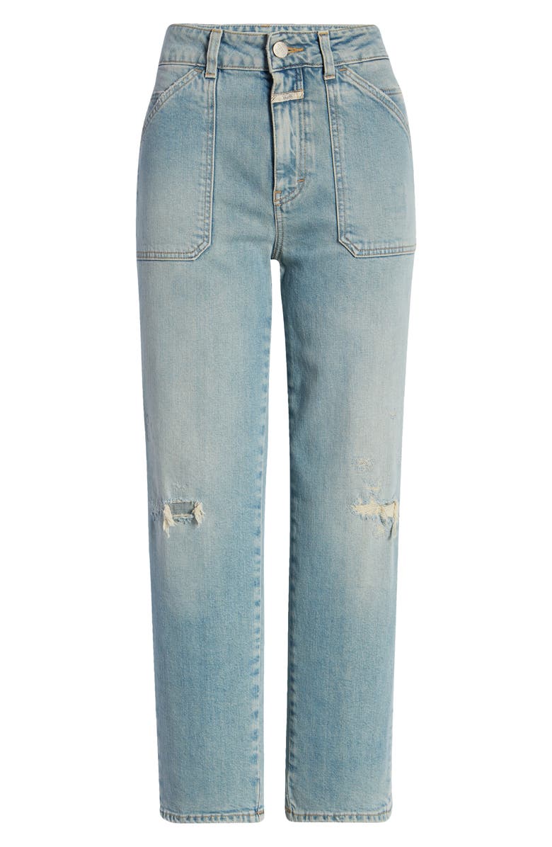 Closed Abe Crop Straight Leg Jeans, Alternate, color, 