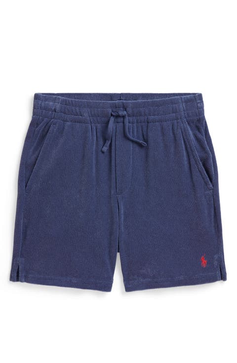 Kids' Lightweight French Terry Drawstring Shorts (Big Kid)
