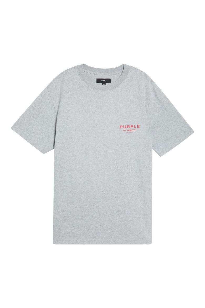 Heavyweight Cotton Jersey Logo Graphic T-Shirt, Alternate, color, HEATHER