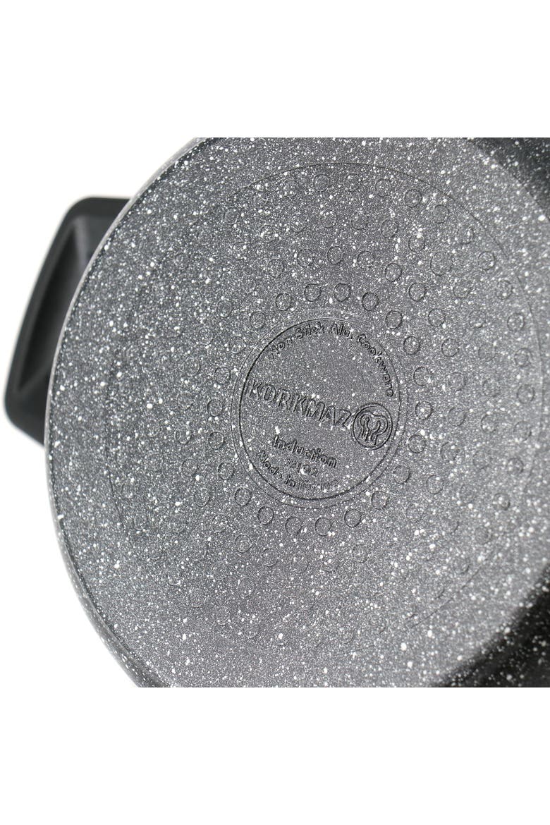 Ornella 2 Piece 3 Liter Aluminum Nonstick Casserole Dish with Lid, Alternate, color, Black