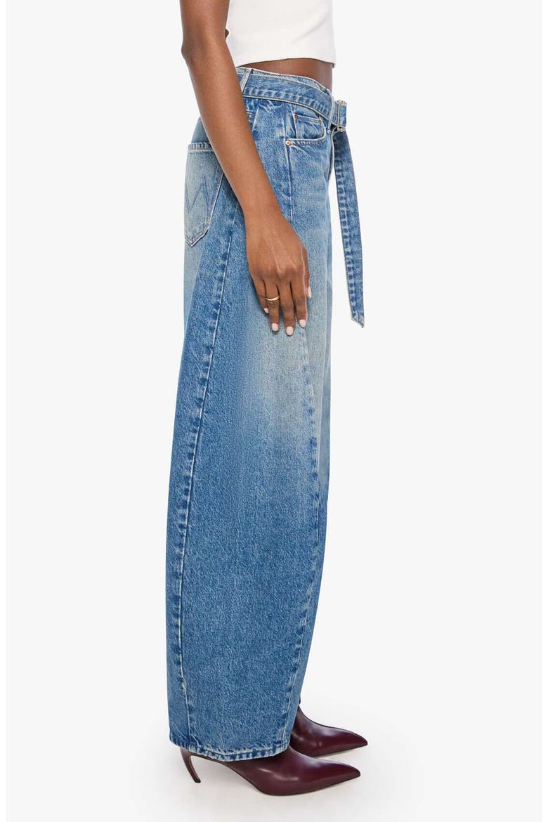 The Belted Spoonful High Waist Wide Leg Jeans, Alternate, color, TOOTSIE
