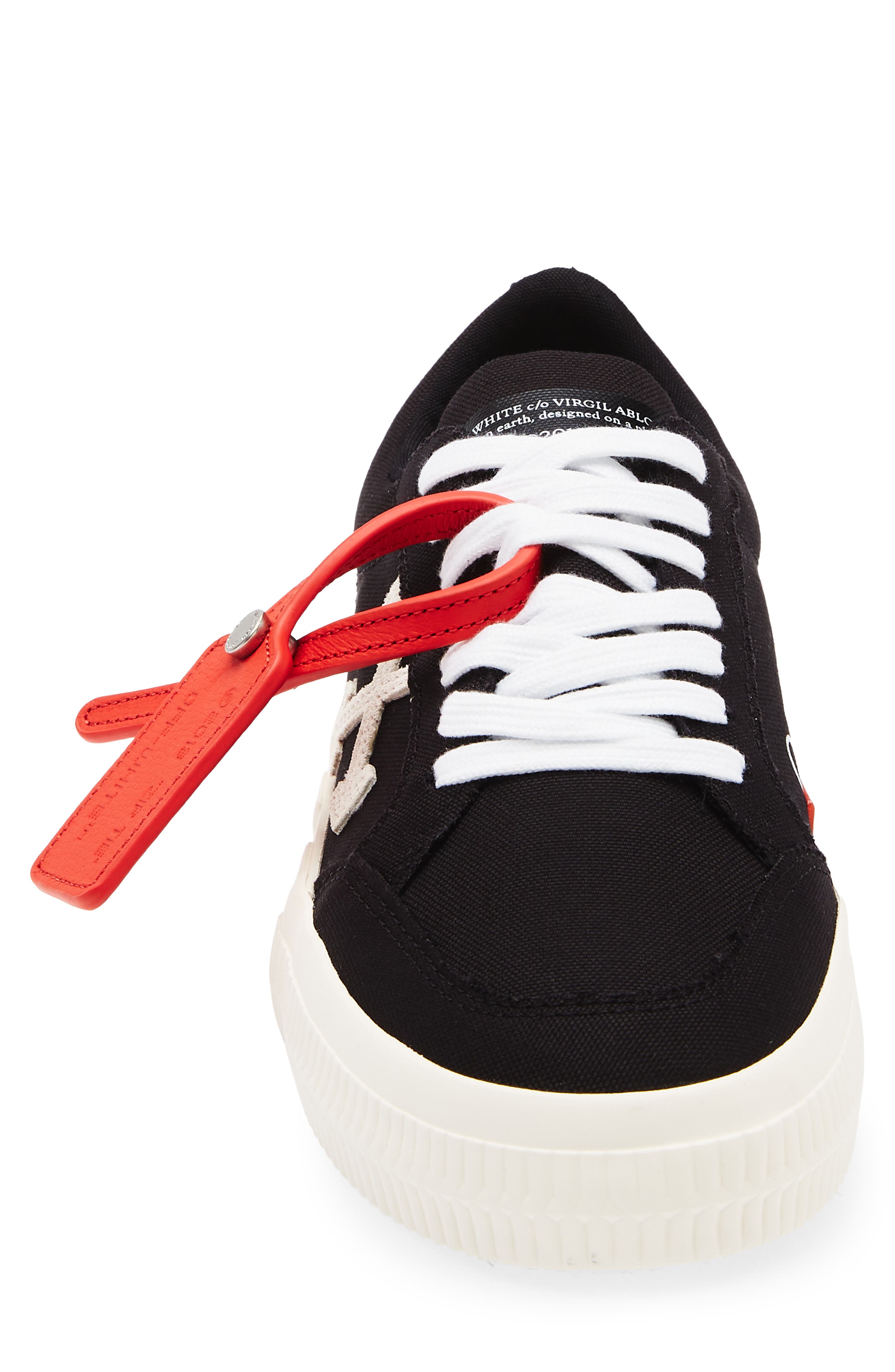 Off-White Low Vulcanized Canvas Sneaker, Alternate, color, 