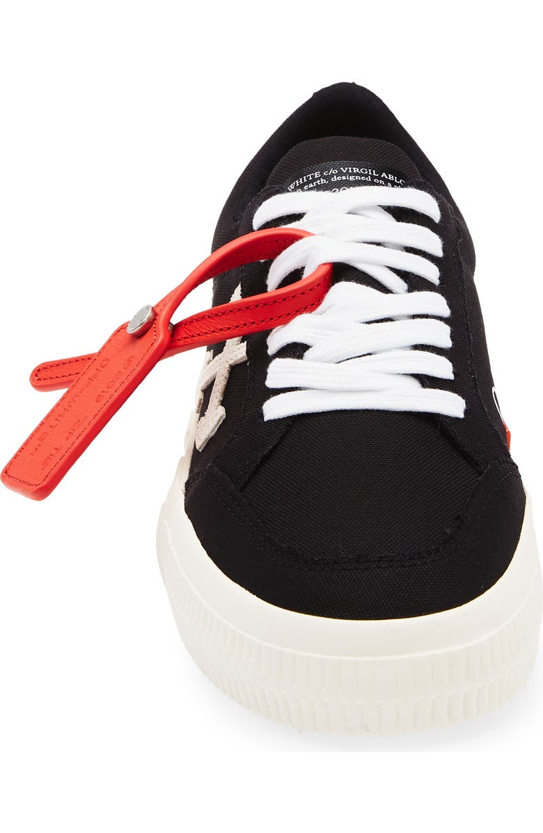 Off-White Low Vulcanized Canvas Sneaker, Alternate, color,