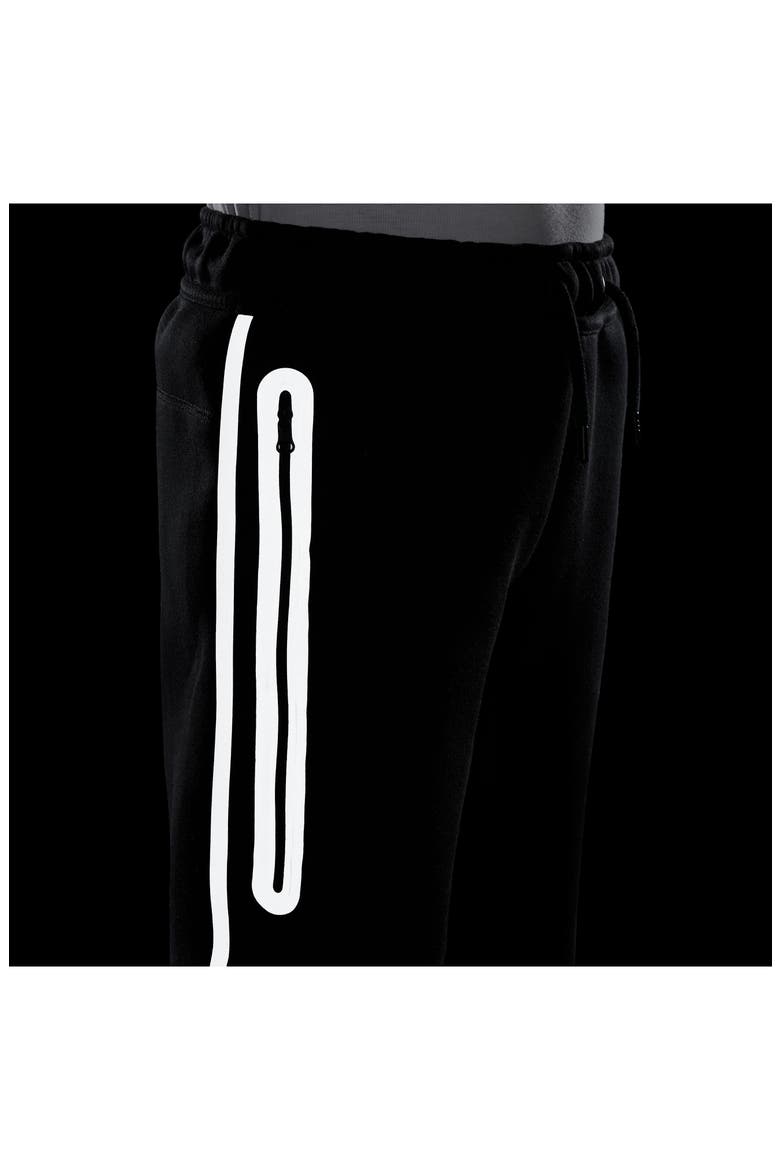 Kids' Sportswear Tech Fleece Joggers, Alternate, color, 010 BLACK/REFLECTIVE SILV
