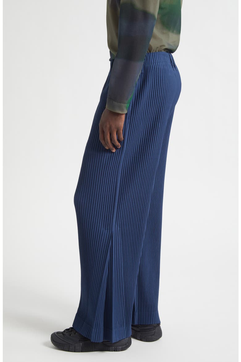 Tailored Pleats 1 Flare Leg Pants, Alternate, color, MANAROLA BOAT NAVY