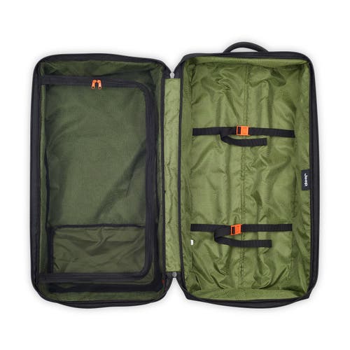Jeep Js005a 31 Inch Two Wheel Rolling Travel Duffle Bag In Black