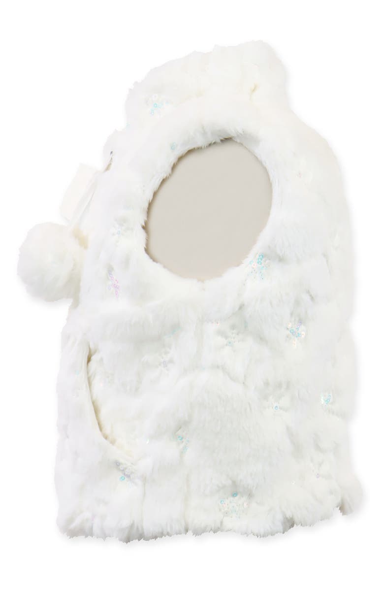 Widgeon Faux Fur Zip Front Vest, Alternate, color, 