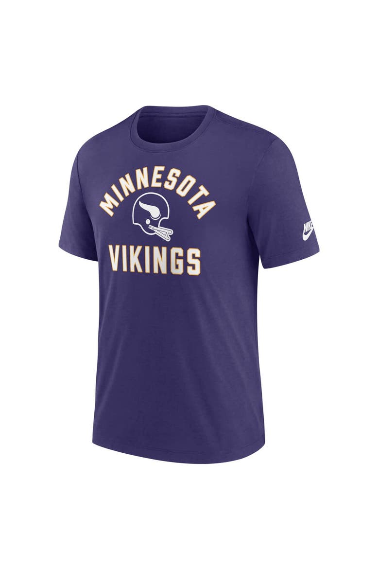 Men's Nike Purple Minnesota Vikings Favorable Timeline Tri-Blend T-Shirt, Alternate, color, Purple