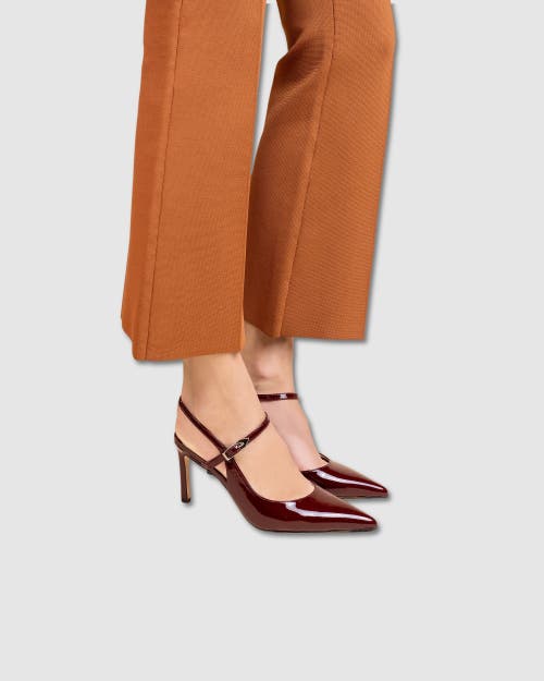Mi/mai Emy Slingback Stiletto In Burgundy