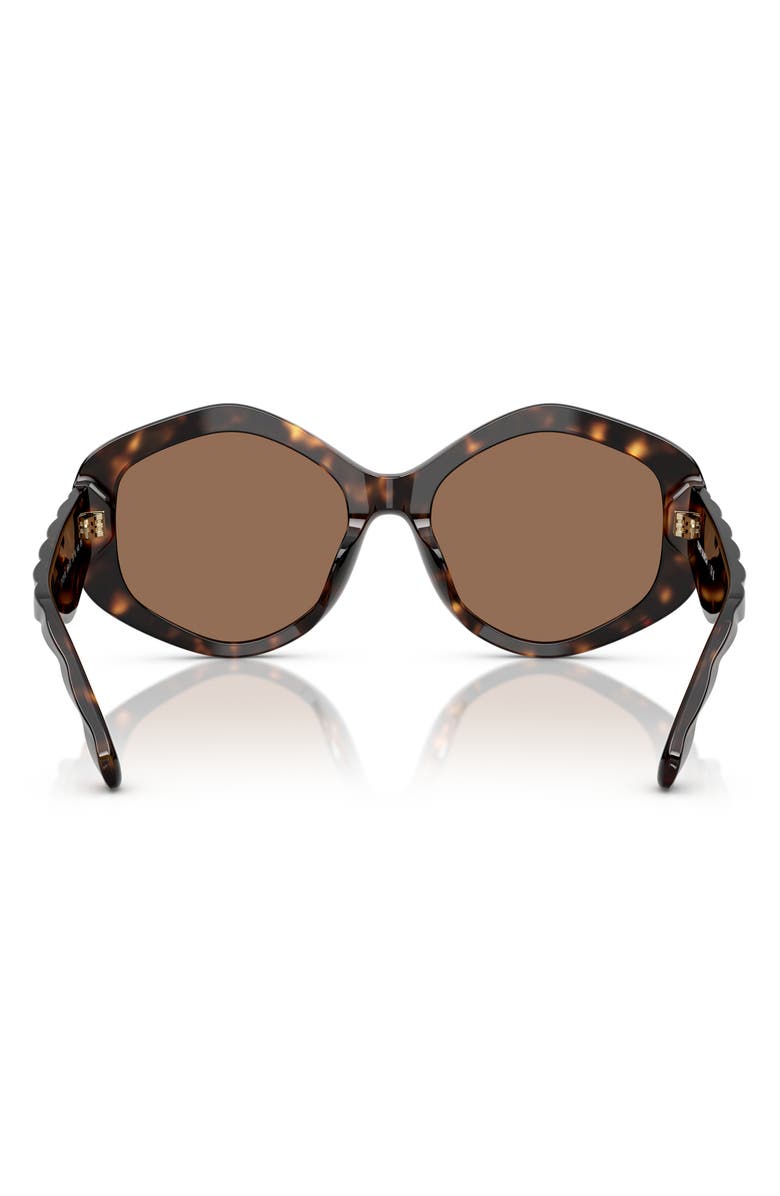 Tory Burch Kira 55mm Geometric Sunglasses, Alternate, color, 