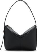 MANGO Adjustable Strap Faux Leather Shoulder Bag