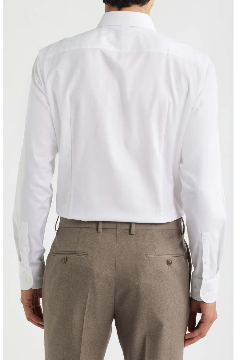 Hank Slim Fit Stretch Cotton Dress Shirt, Alternate, color, WHITE