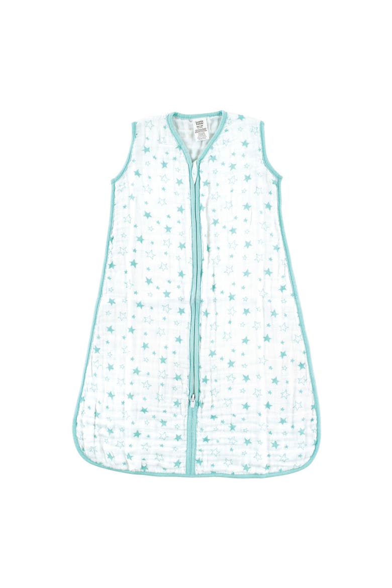 Muslin Cotton Sleeveless Sleep Pouch, Main, color, Stars Muslin