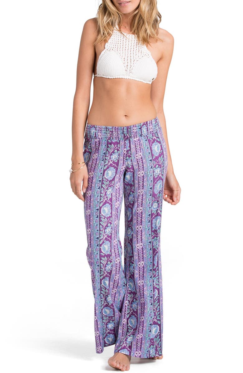 Billabong 'Beach Retreat' Floral Print Woven Pants, Main, color,