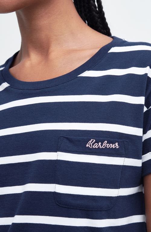 Barbour Otterburn Stripe Pocket T-shirt In Blue