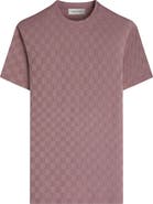 Bugatchi Geo Textured Cotton T-Shirt
