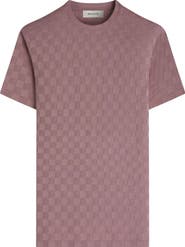 Bugatchi Geo Textured Cotton T-Shirt