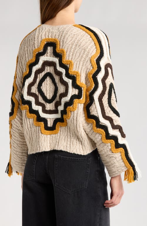 Shop Mother The Wing It Cardigan In Fringe Binge