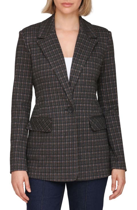 Tailored One-Button Blazer