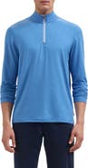 Bugatchi Performance Quarter Zip Pullover