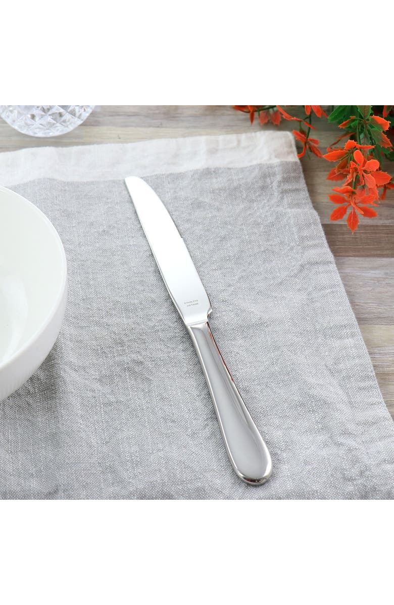 MARTHA STEWART 8 Piece Stainless Steel Dinner Knife Set, Alternate, color, Silver