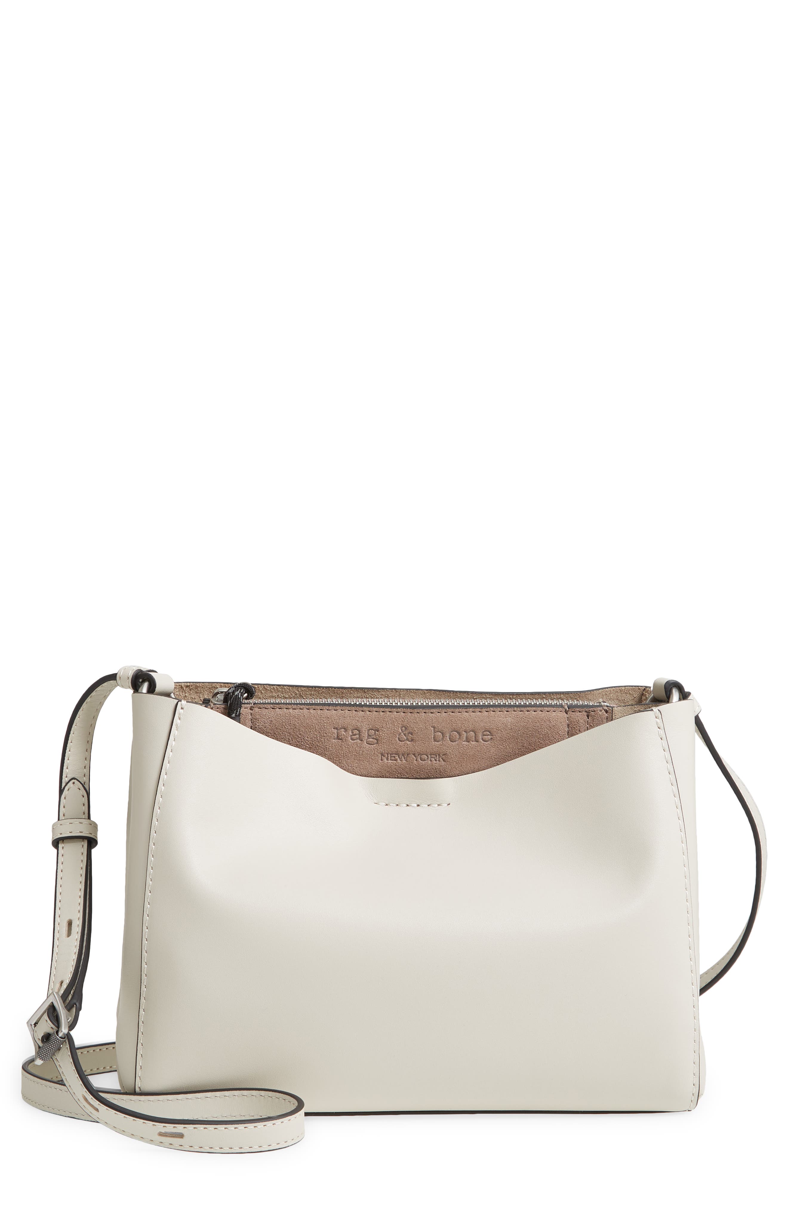 rag & bone Passenger Leather Crossbody Bag, Main, color, 