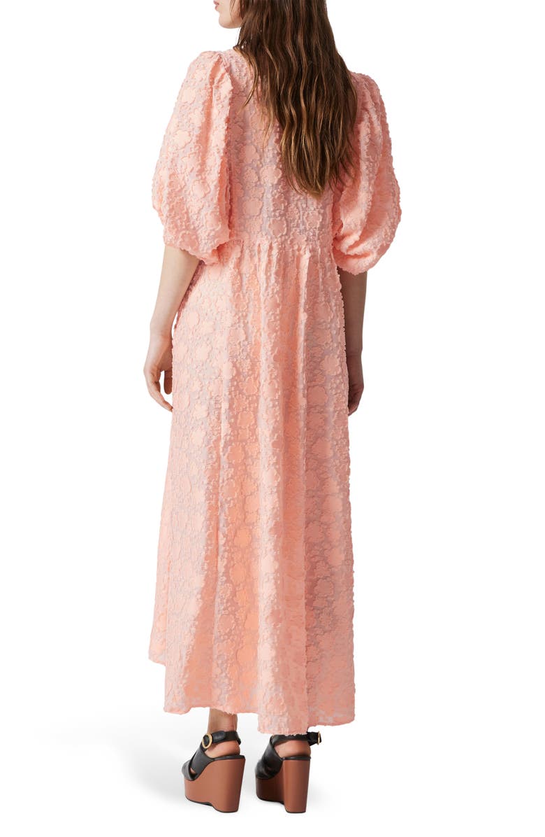 & Other Stories Jacquard Maxi Dress, Alternate, color, Orange Light