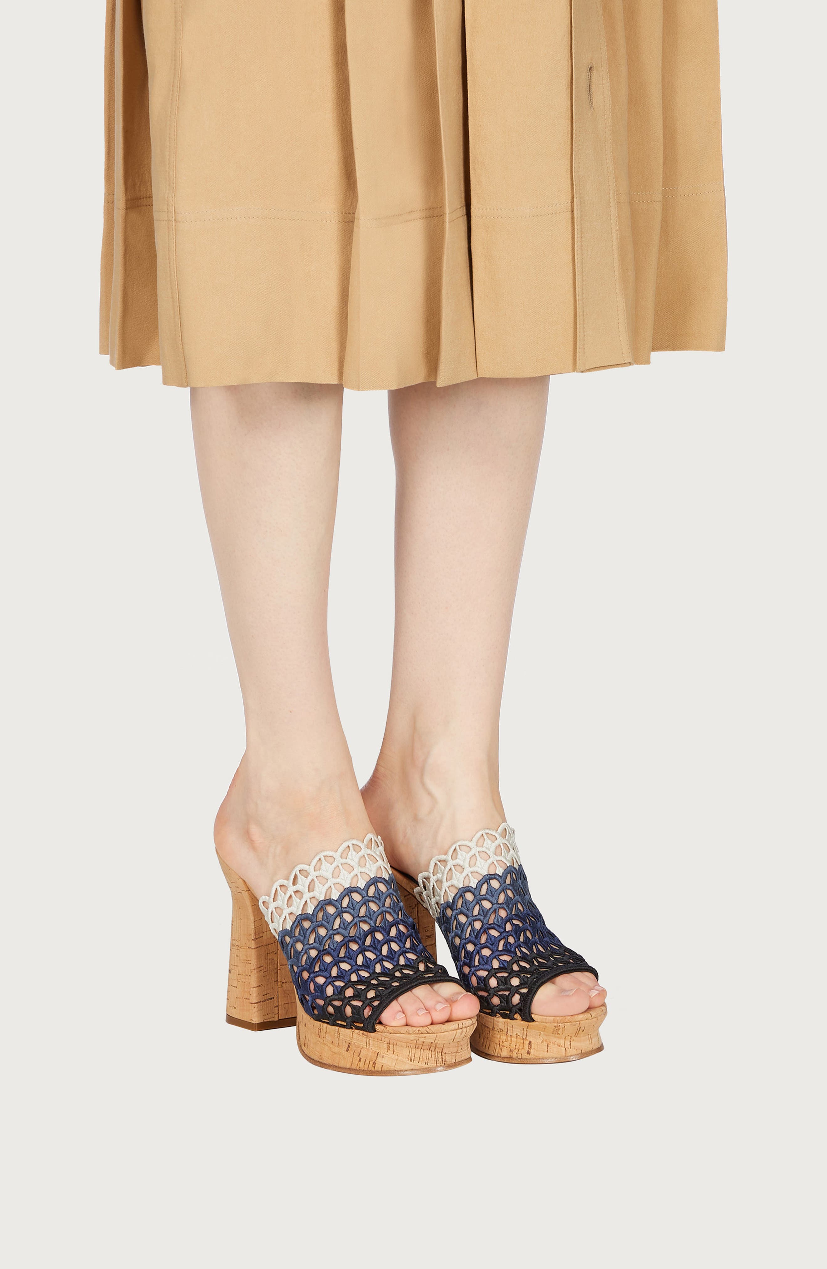 FERRAGAMO Saja Platform Sandal, Alternate, color, 