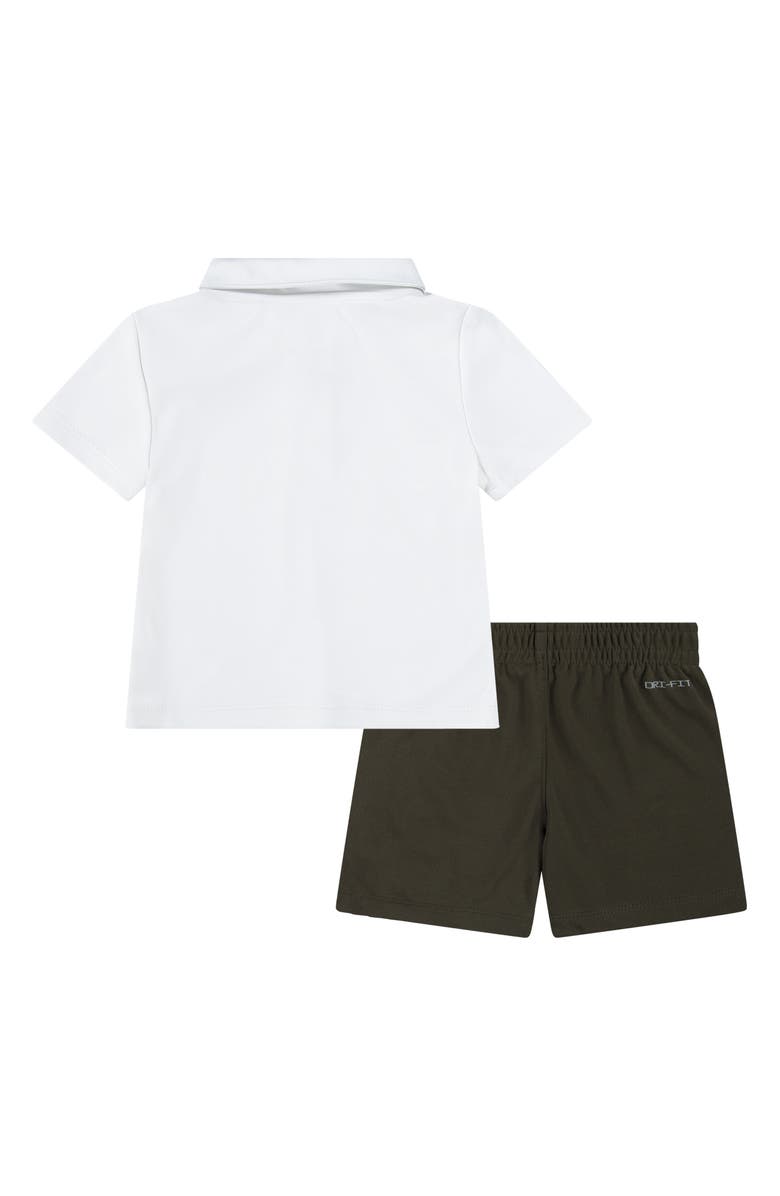Nike Dri-FIT Polo & Shorts Set, Alternate, color, Cargo Khaki