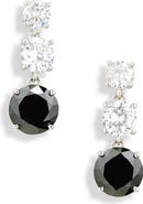 Nadri Cubic Zirconia Triple Drop Earrings