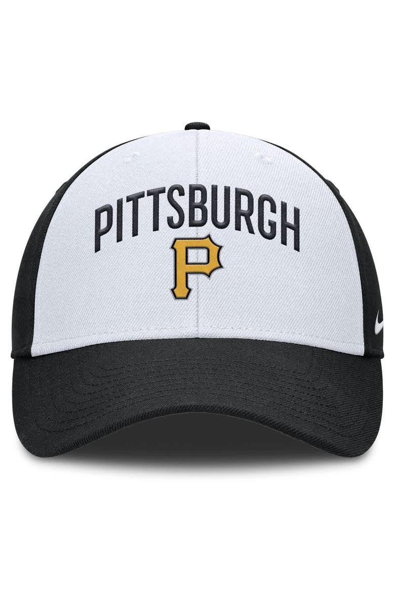 Nike Men's Nike White/Black Pittsburgh Pirates Club Performance Adjustable Hat, Alternate, color, White
