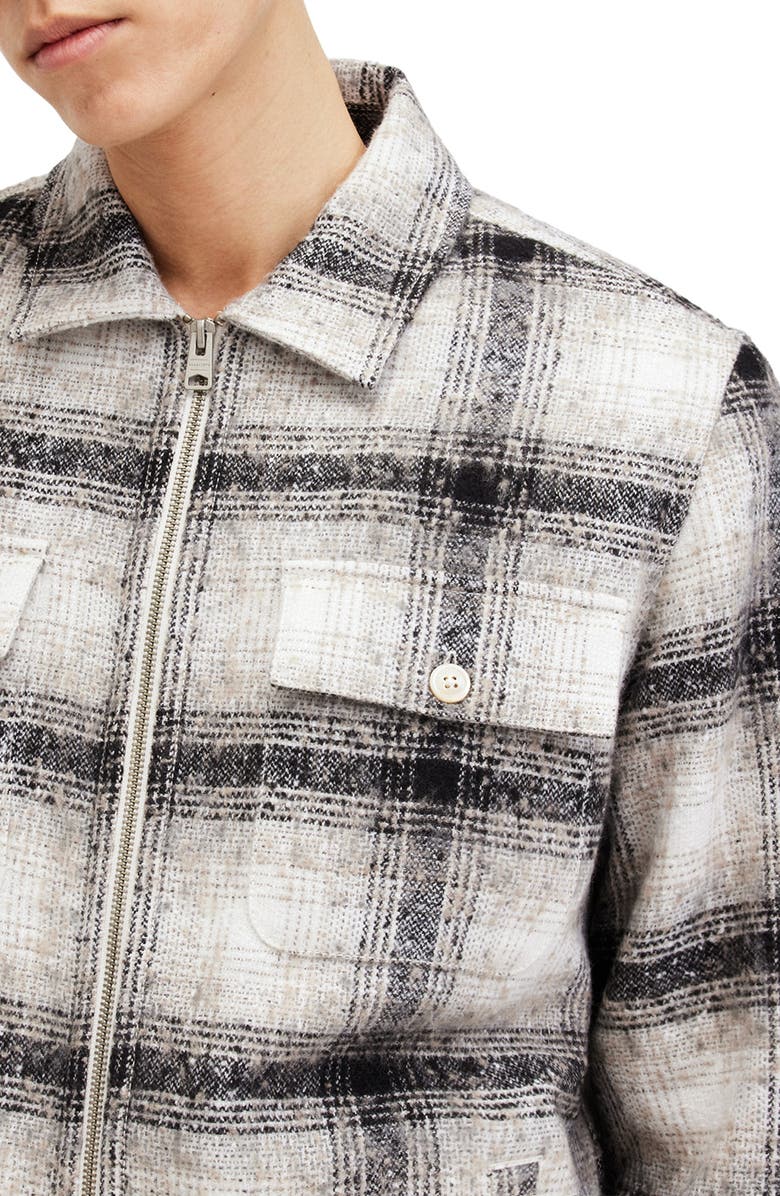 AllSaints Banshee Shirt Jacket, Alternate, color, 