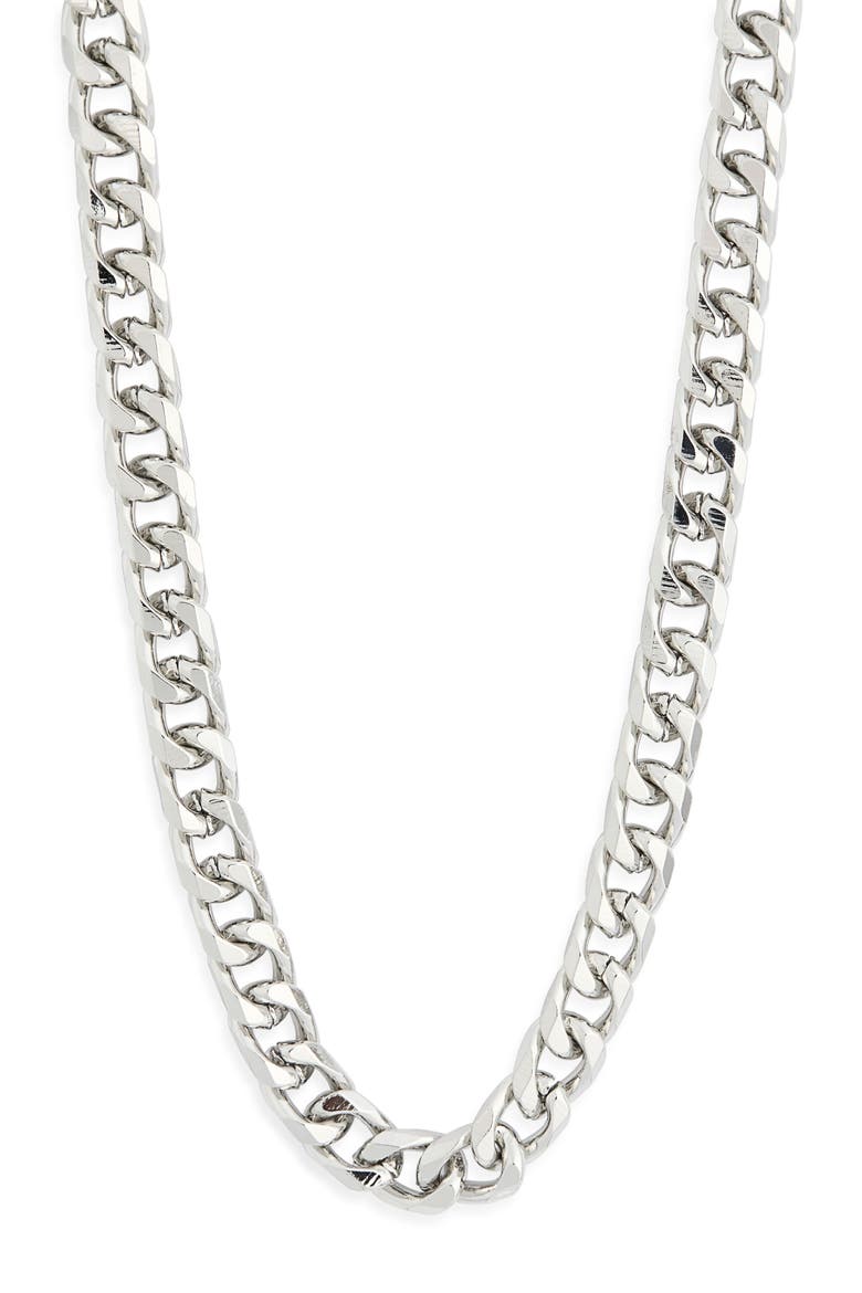 Curb Chain Necklace, Alternate, color, TWO-TONE