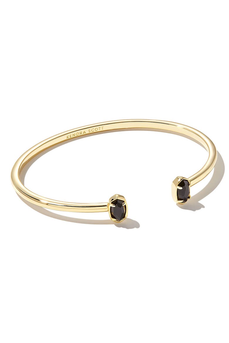 Emilie Cuff Bracelet, Main, color, GOLD BLACK