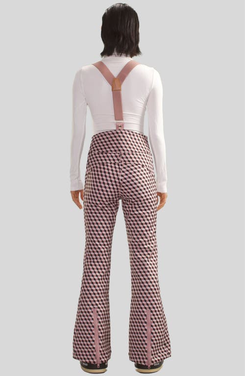 Cynthia Rowley Slope Style Ski Pants In Taupe Multi