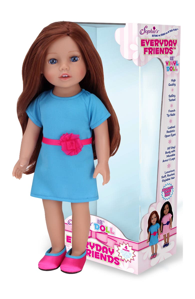 Sophia's Heritage Collection Teamson Kids Sophia's Heritage Collection Everyday Friends 18-Inch Doll, Main, color, Blue