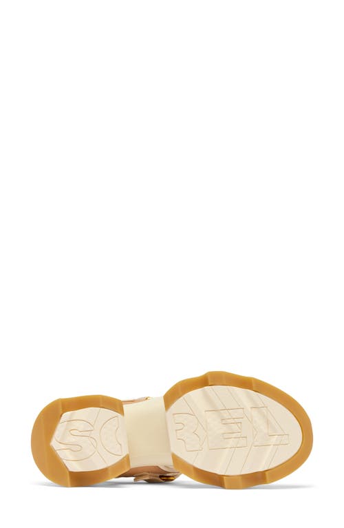 Sorel Kinetic Impact Slingback Sandals In Honey White/sea Salt