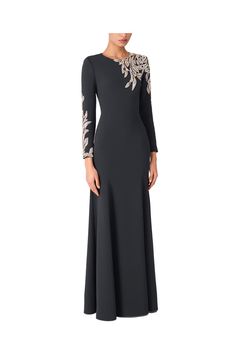 Jenny Packham Honor Sequin-Embellished Maxi Gown, Alternate, color, Shadow Grey