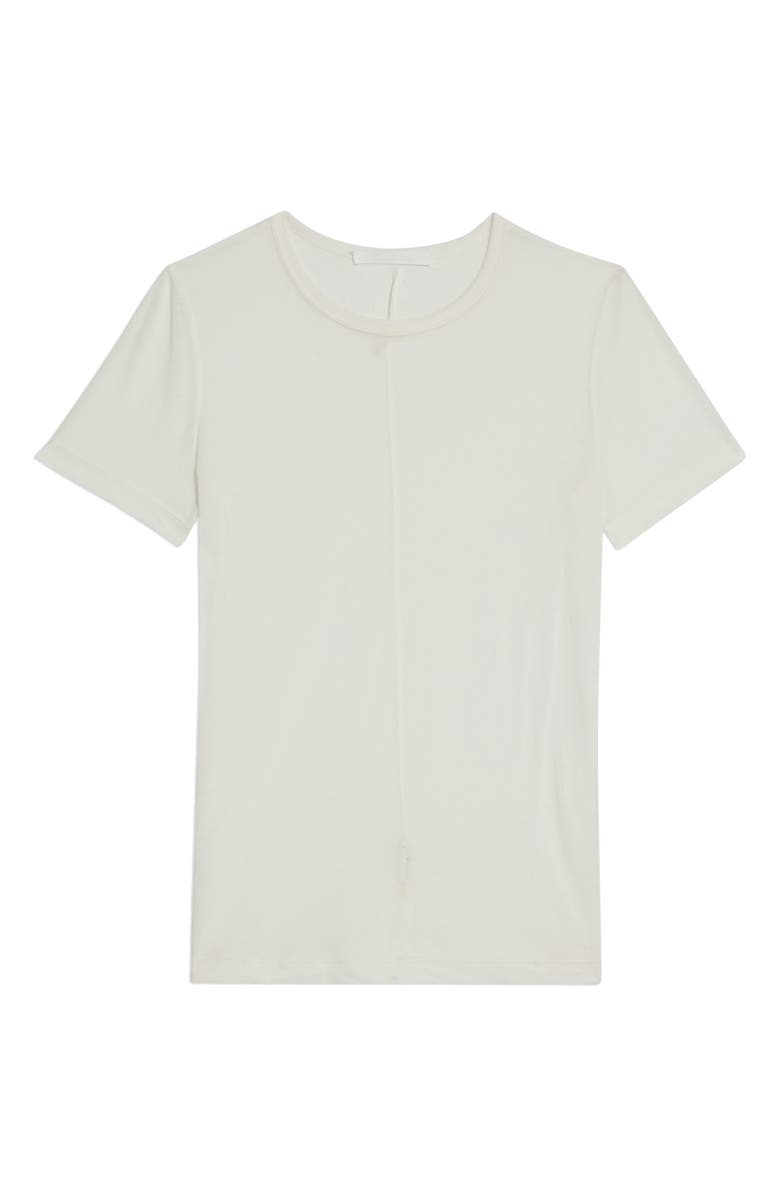 Helmut Lang Zeroscape Mesh Cotton Jersey T-Shirt, Alternate, color, White
