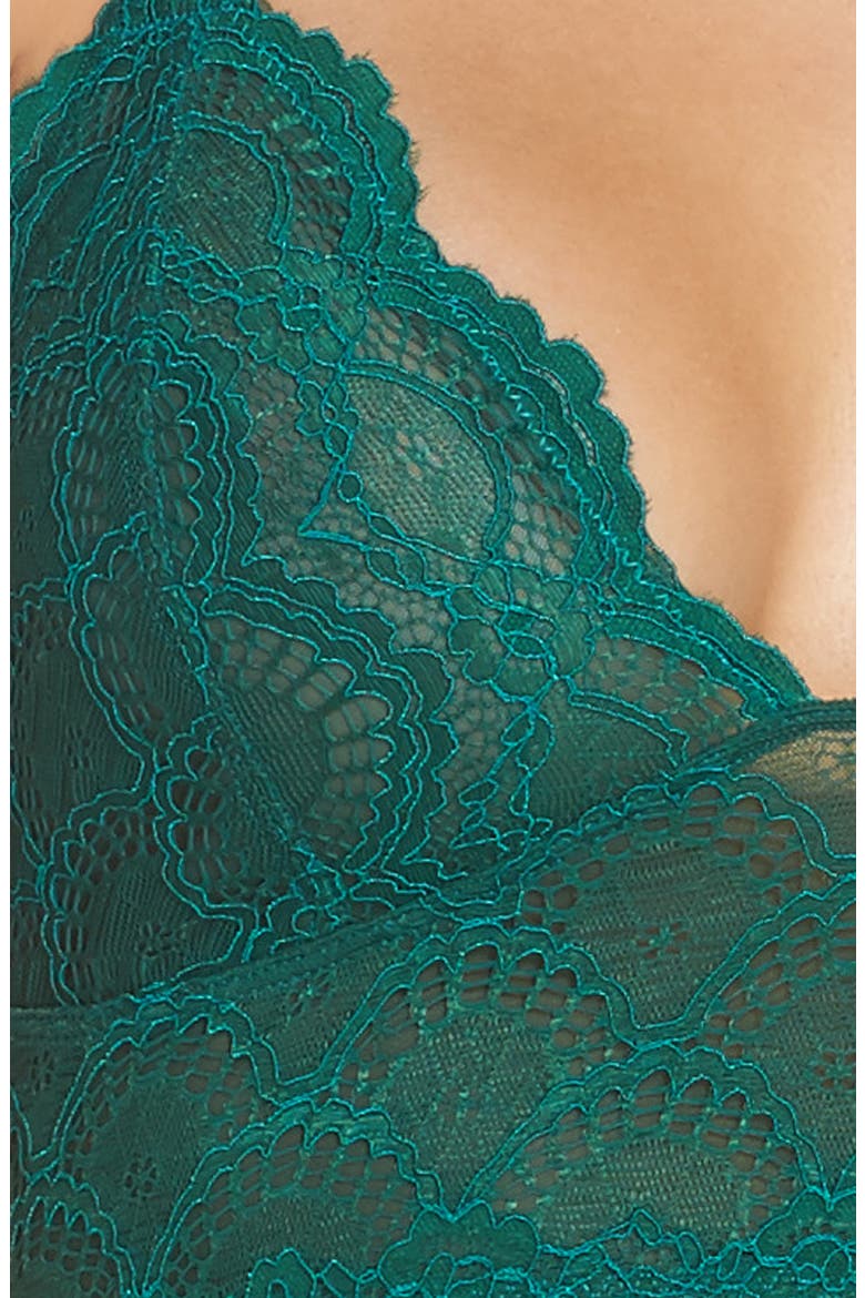Intimately FP Let Me Kiss You Bralette, Alternate, color, PINE