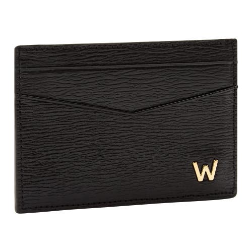 Wolf W Cardholder In Black