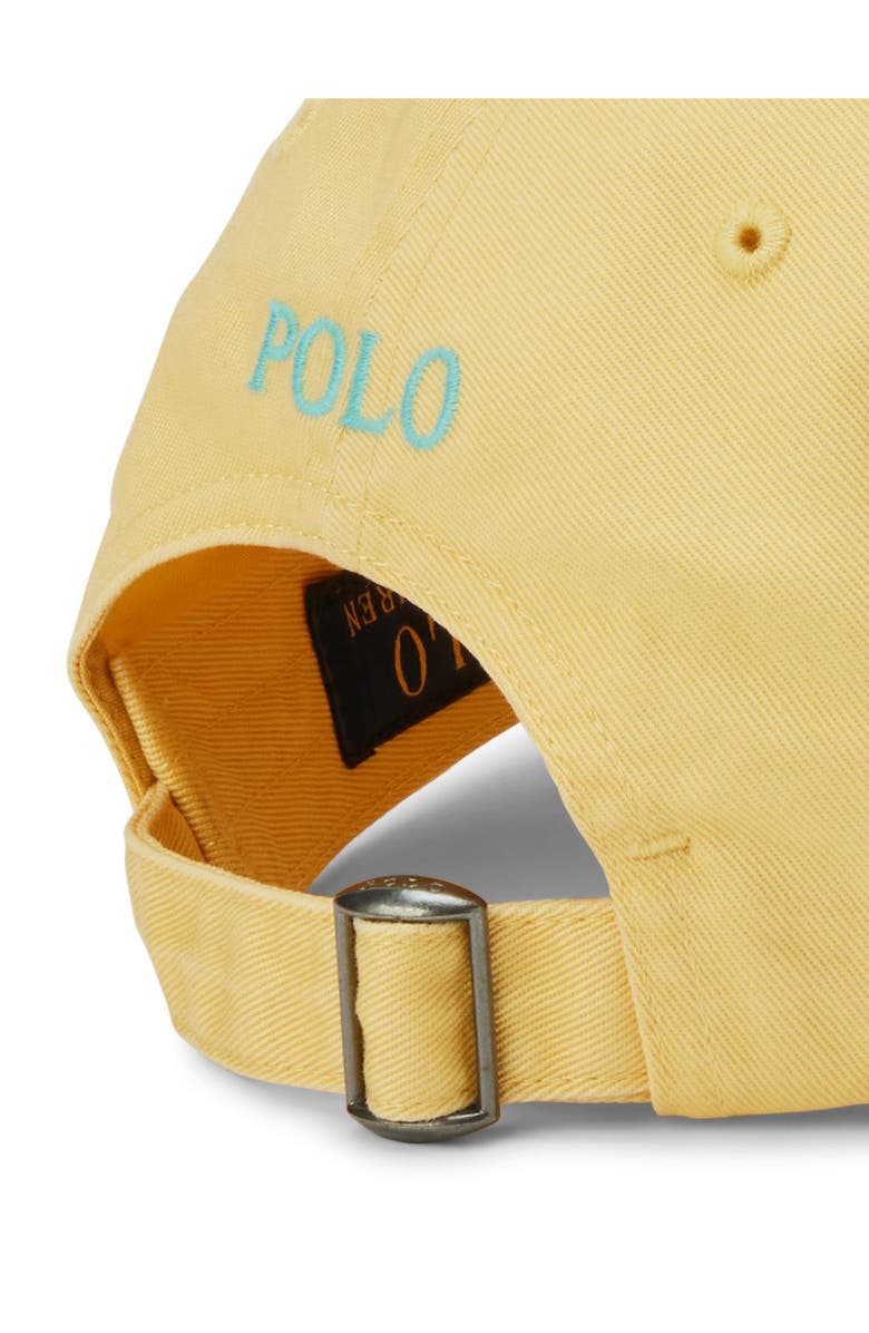 Polo Ralph Lauren The Iconic Cotton Chino Baseball Cap, Alternate, color, Corn Yellow