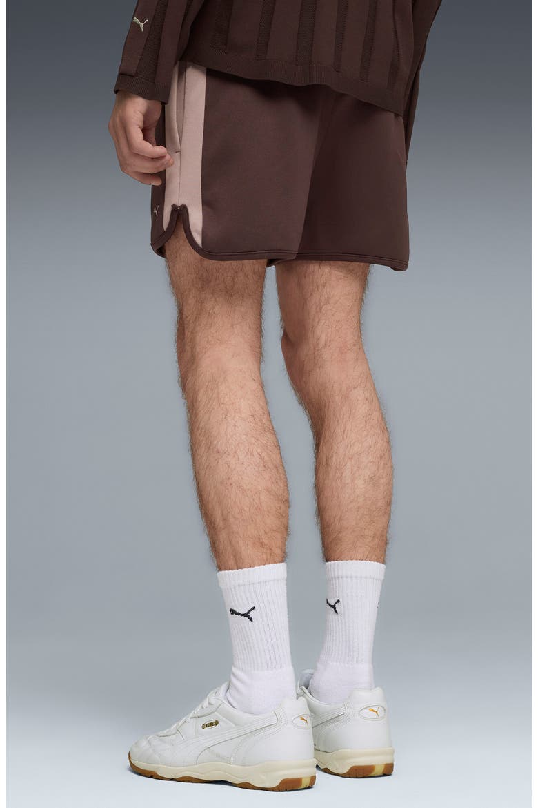 T7 Track Shorts, Alternate, color, CHOCOLATE BROWN