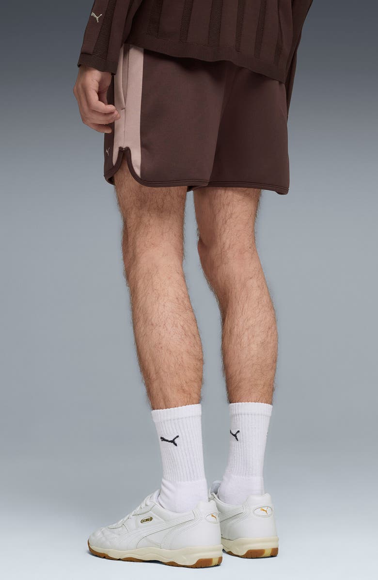 PUMA T7 Track Shorts, Alternate, color, Chocolate Brown