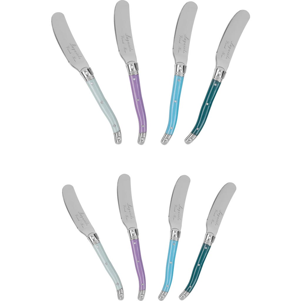 French Home 8-piece Spreader Knife Set In Purple