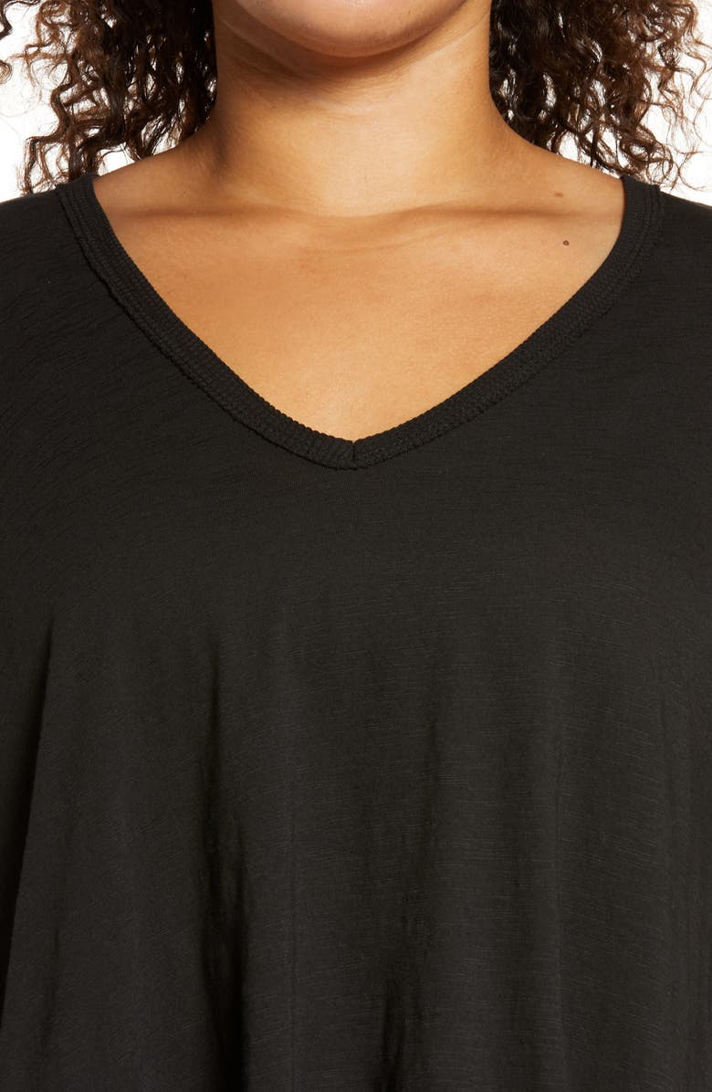 Treasure & Bond Treasue & Bond Mixed Media Swing T-Shirt, Alternate, color,